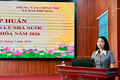Lớp tập huấn công tác quản lý nhà nước về Di sản văn hóa trên địa bàn xã Đan Phượng năm 2026.