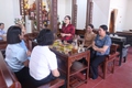 Đồng chí Tô Thị Nhàn – Bí thư Đảng ủy, Chủ tịch HĐND xã làm Trưởng đoàn đã đến thăm, chúc mừng và tặng quà tại Chùa Đại Quang