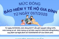 [Infographic]: Mức đóng BHYT hộ gia đình từ ngày 01/7/2025