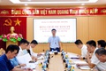 Đồng chí Bí thư Đảng ủy phường làm việc với Ban Quản lý dự án đầu tư – hạ tầng phường Phú Thượng