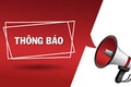 Thông báo Về việc treo cờ Tổ quốc chào mừng Đại hội đại biểu toàn quốc  
Mặt trận Tổ quốc Việt Nam lần thứ XI, nhiệm kỳ 2026 -2031 