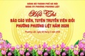 Phường Phương Liệt tích cực chuẩn bị vòng Chung khảo Hội thi Báo cáo viên, tuyên truyền viên giỏi năm 2026