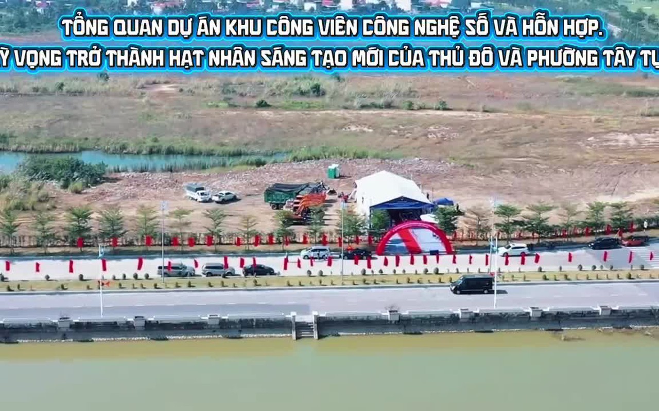 Tổng quan dự án khu Công viên công nghệ số và hỗn hợp. Kỳ vọng trở thành hạt nhân sáng tạo mới của Thủ đô và phường Tây Tựu
