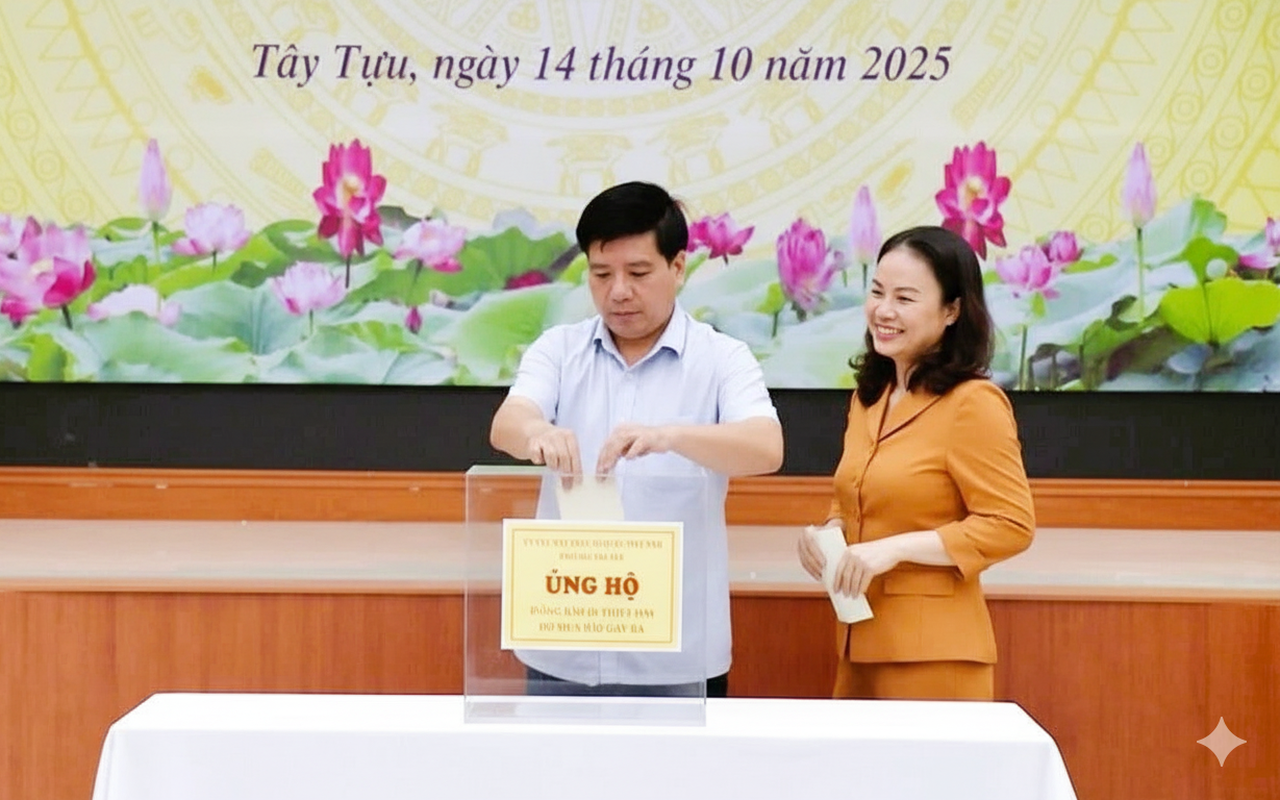 Phường Tây Tựu hưởng ứng Tháng cao điểm “Vì người nghèo” năm 2025
