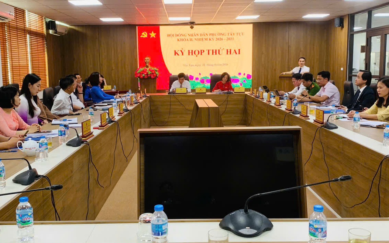 Kỳ họp thứ Hai HĐND phường Tây Tựu nhiệm kỳ 2026 -2031