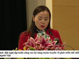Phúc Thịnh: Hội nghị tập huấn nâng cao kỹ năng tuyên truyền về phát triển thể chất, tầm vóc người Việt