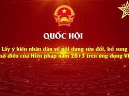 Hướng dẫn người dân tham gia góp ý kiến trực tiếp về sửa đổi bổ sung Hiến pháp năm 2013 trên VNeID