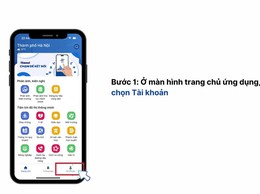 Hướng dẫn tạo tài khoản trên Ứng dụng iHanoi