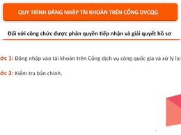 Quy trình hướng dẫn nghiệp vụ Chứng thực bản sao điện tử từ bản chính trên Cổng DVC Quốc gia