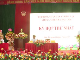 HĐND xã Phúc Lộc tổ chức Kỳ họp lần thứ nhất khóa I, nhiệm kỳ 2021 - 2026