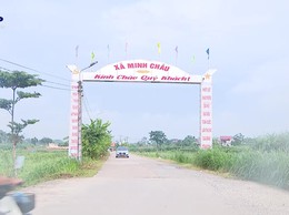XÃ MINH CHÂU MỚI ĐÃ SẴN SÀNG VẬN HÀNH CHÍNH QUYỀN 2 CẤP
