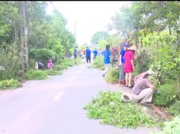 Phường Sơn Tây ra quân tổng vệ sinh môi trường