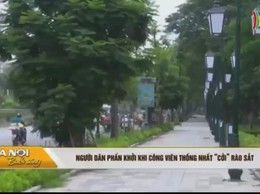 Người dân phấn khởi khi công viên Thống Nhất được 