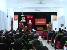 Lễ ra mắt Công an phường Hà Đông