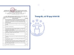 13 quy trình liên thông trong 51 quy trình nội bộ giải quyết TTHC lĩnh vực Người có công