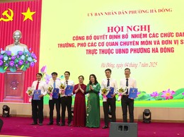 Phường Hà Đông quyết tâm thực hiện mô hình tổ chức chính quyền địa phương 2 cấp tinh gọn, hoạt động hiệu năng, hiệu lực, hiệu quả