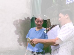 Hình ảnh Trạm Y tế xã Chuyên Mỹ tổ chức ra quân hướng dẫn nhân dân cách phòng chống bệnh sốt xuất huyết.