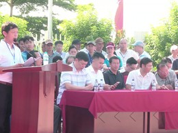 Khai mạc giải thể thao chào mừng Đại hội Đảng xã Đoài Phương