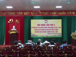Uỷ ban MTTQ Việt Nam xã Minh Châu: triển khai Kế hoạch tổ chức Đại hội lần thứ I