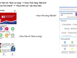 Hướng dẫn lấy số thứ tự trực tuyến trên iHanoi