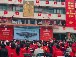 Tiếp sóng A80: Điểm cầu Trường THCS Trần Duy Hưng