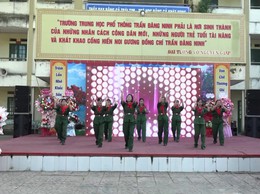 Lễ khai giảng trực tuyến trường THPT Trần Đăng Ninh, năm học 2025-2026