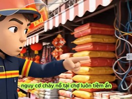 Phòng cháy chữa cháy tại chợ dịp Tết Nguyên đán