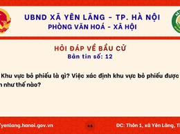 BẢN TIN 12 HỎI ĐÁP VỀ BẦU CỬ QUỐC HỘI KHÓA XVI VÀ HĐND CÁC CẤP NHIỆM KỲ 2026-2031