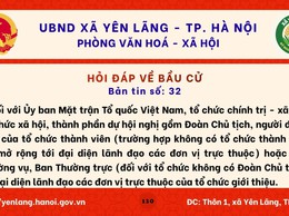 BẢN TIN 32 HỎI ĐÁP VỀ BẦU CỬ QUỐC HỘI KHÓA XVI VÀ HĐND CÁC CẤP NHIỆM KỲ 2026-2031
