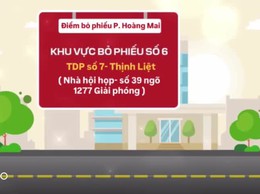 Phường Hoàng Mai đẩy mạnh tuyên truyền, hướng dẫn tra cứu bản đồ số các điểm bầu cử