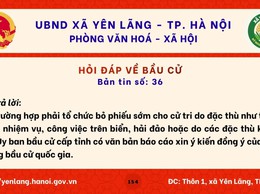 BẢN TIN 36 HỎI ĐÁP VỀ BẦU CỬ QUỐC HỘI KHÓA XVI VÀ HĐND CÁC CẤP NHIỆM KỲ 2026-2031