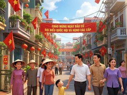 Hướng dẫn cử tri thực hiện bầu cử tại các điểm bỏ phiếu