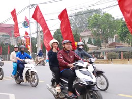 Xã Suối Hai diễu hành tuyên truyền lưu động về bầu cử đại biểu Quốc hội khóa XVI và đại biểu HĐND các cấp nhiệm kỳ 2026 – 2031