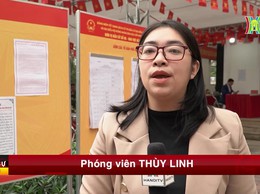 Không khí bầu cử tại phường Yên Sở