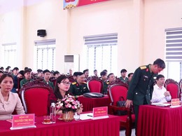 Tin truyền hình: xã Hòa Phú tổ chức Hội nghị gặp mặt, động viên và tặng quà tân binh chuẩn bị lên đường nhập ngũ