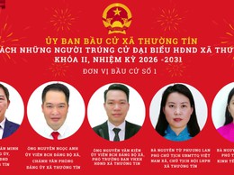 Chúc mừng 28 đại biểu trúng cử đại biểu HĐND xã Thường Tín khóa II, nhiệm kỳ 2026–2031