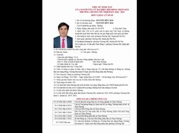 Tiểu sử tóm tắt của người ứng cử đại biểu HĐND phường Chương Mỹ khóa II, nhiệm kỳ 2026 - 2031 tại đơn vị bầu cử số 05