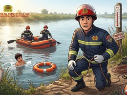 Tuyên truyền cảnh báo tai nạn đuối nước trong mùa hè nắng nóng