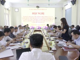 UBND xã Hòa Lạc nghe Dự thảo Quy chế, Nội quy hoạt động của các nghĩa trang trên địa bàn xã