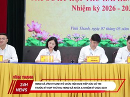 HĐND xã Vĩnh Thanh tổ chức hội nghị tiếp xúc cử tri trước kỳ họp thứ Hai, HĐND xã khóa II, nhiệm kỳ 2026 – 2031