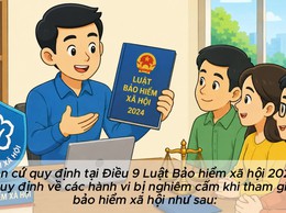 10 hành vi bị nghiêm cấm khi tham gia bảo hiểm xã hội