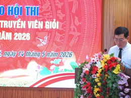 Tin truyền hình: Chung kết Hội thi báo cáo viên giỏi xã Hòa Phú năm 2026