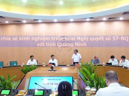 Hà Nội chia sẻ kinh nghiệm triển khai Nghị quyết số 57-NQ/TW với tỉnh Quảng Ninh