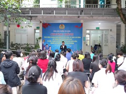 Phường Yên Nghĩa phát động tháng hành động về An toàn, vệ sinh lao động và Tháng công nhân năm 2026; tư vấn, khám sức khỏe miễn phí cho đoàn viên, người lao động