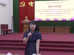 Hòa Lạc tiếp tục triển khai chiến dịch làm giàu, làm sạch dữ liệu đất đai trên địa bàn xã