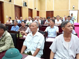 XÃ THANH OAI TỔ CHỨC HỘI NGHỊ LẤY Ý KIẾN NHÂN DÂN VỀ CÔNG TÁC DI DỜI MỒ MẢ PHỤC VỤ GPMB DỰ ÁN KHU ĐÔ THỊ THỂ THAO QUỐC TẾ HÀ NỘI