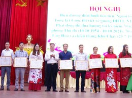 Ứng Hòa tổng kết Cuộc thi viết về điển hình tiên tiến, người tốt, việc tốt năm 2023
