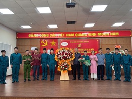 Phường Lĩnh Nam tổ chức Lễ công bố Quyết định thành lập và ra mắt Tiểu đội DQTT phường Lĩnh Nam năm 2024.

