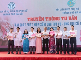 Truyền thông tầm soát phát hiện sớm ung thư cho cán bộ, hội viên phụ nữ tại Phú Xuyên