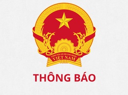 Thông báo treo cờ Tổ quốc